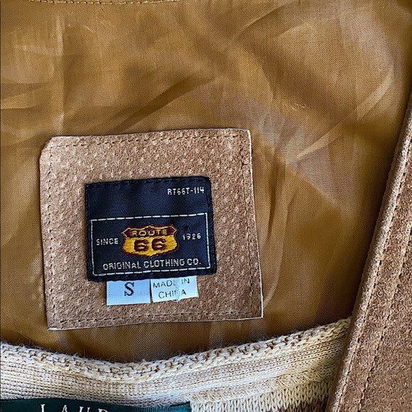 Vintage boho/western leather vest - Picture 3 of 5